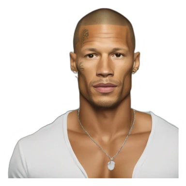 Jeremy Meeks as a beach bum sticker