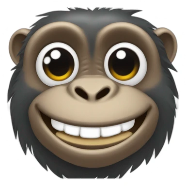 Happy Chimpanzee sticker