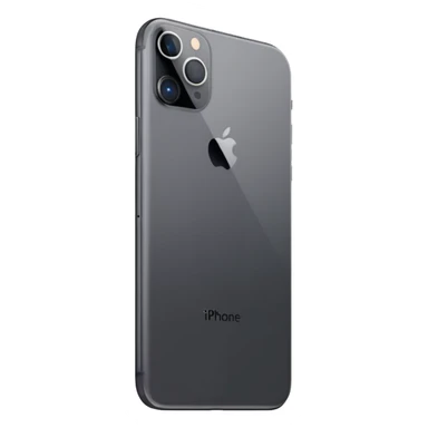 space gray iPhone 16 Pro, minimal background, side view sticker