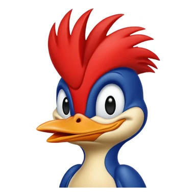 Woody woodpecker sticker