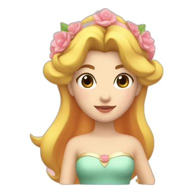 asian-princess-peach sticker