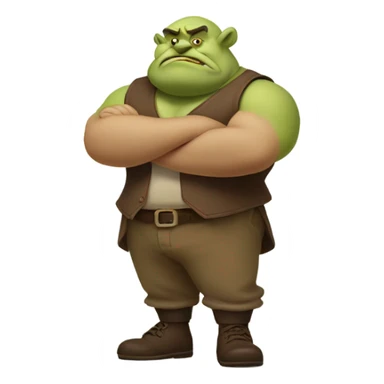Shrek the ogre sticker