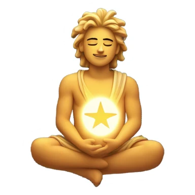 star spinning god sticker