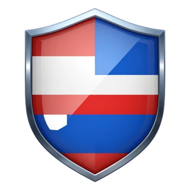 щит на котором изображен российский флаг без герба sticker