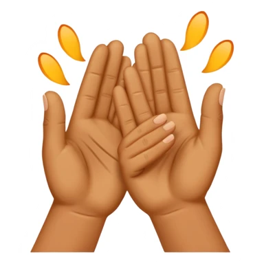 clapping hands sticker
