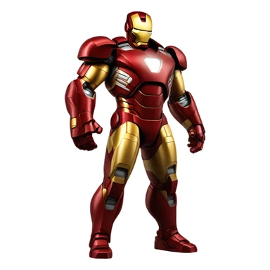 Fat iron man sticker