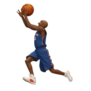 Anthony Edwards dunking a basketball sticker