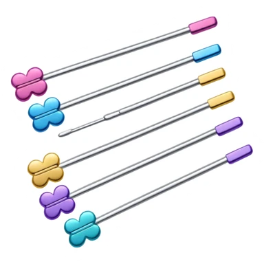 Bobby pins of different colour's  sticker