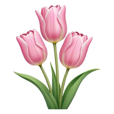 Light pink tulips sticker