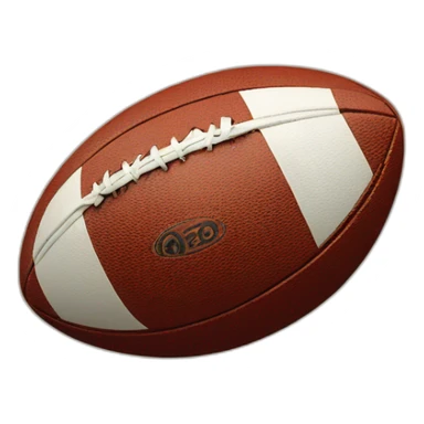 rugby ball sticker