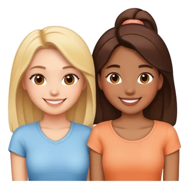 Best friend girls sticker