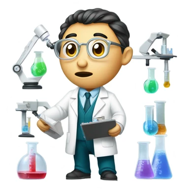 Chinese scientist sticker