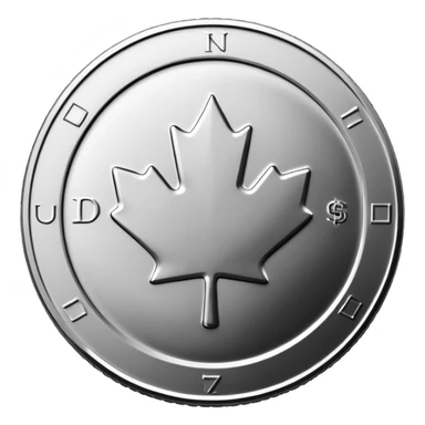 Un Dolar canadiense  sticker