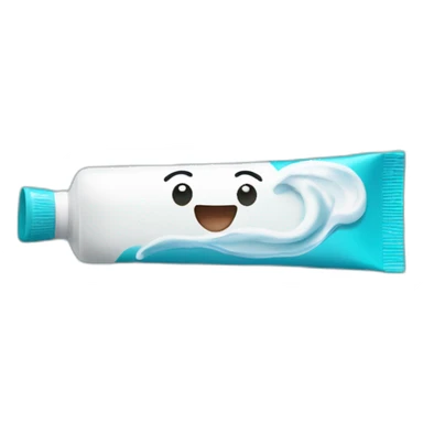 tube of toothpaste sticker