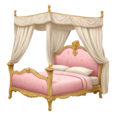 marie antoinette bed  sticker