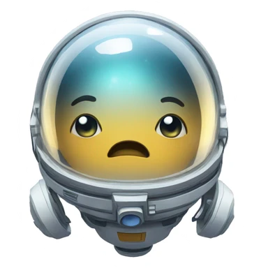 space satellite sad emotion  sticker