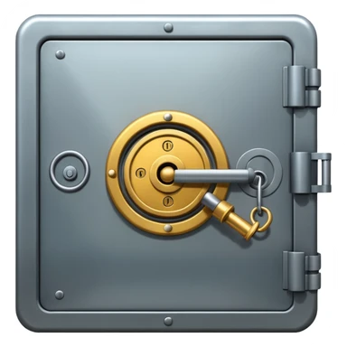 Locked bank vault sticker