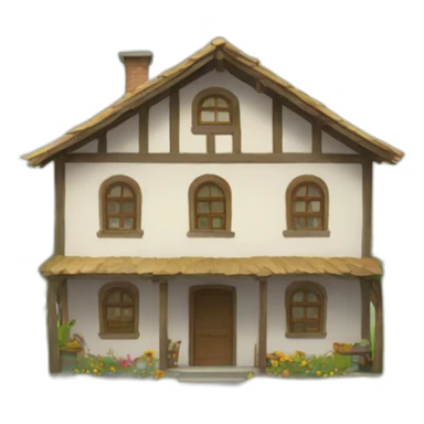 village house sticker