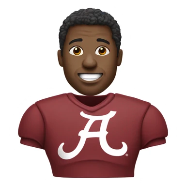 Alabama crimson tide fan sticker