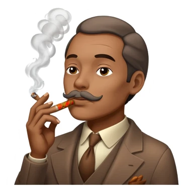 Sigarro tirando humo  sticker