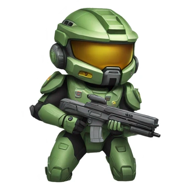 uwu kitty master chief  sticker