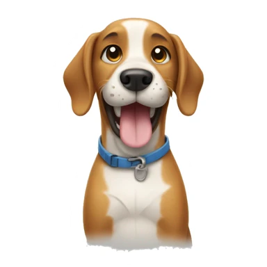 Dog with thumbs up sticker