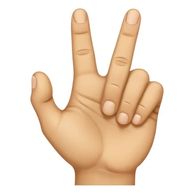 "A hand emoji gesture where the fist is closed, and the thumb is poking out between the index and middle fingers." 👊 sticker