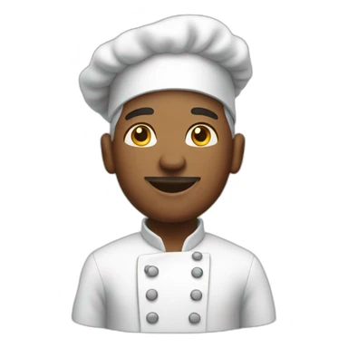 white cook sticker