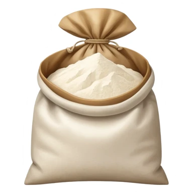 open bag of flour sticker