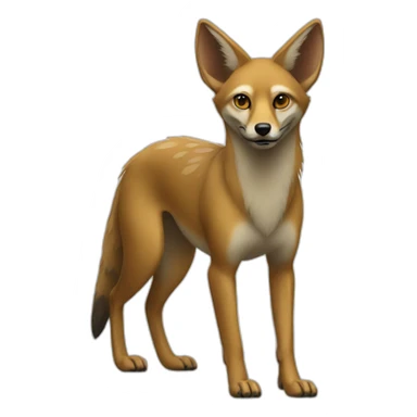 Jackal Full Body sticker