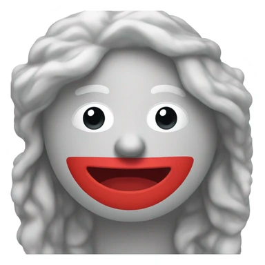 'tuff' in the style of the 100 emoji sticker