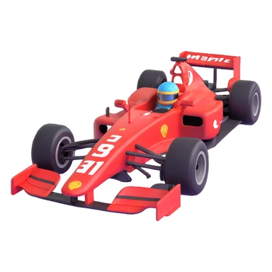 F1 racing car sticker