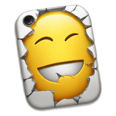 Broken iPhone sticker