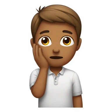 saying sorry by holding ears sticker