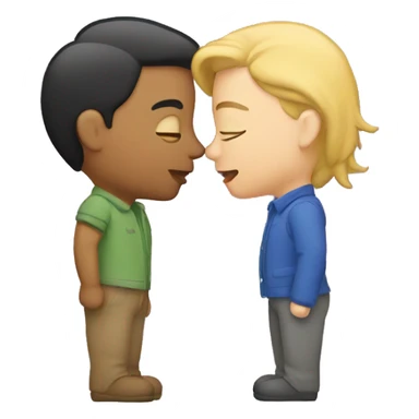 Gay lesbians kissing sticker