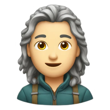 siberia mountains sticker