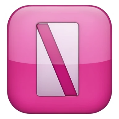 Pink Netflix symbol sticker