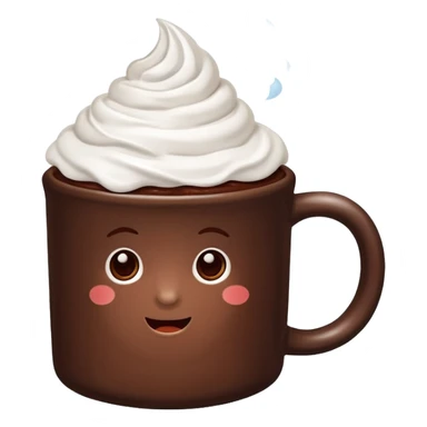 hot chocolate sticker