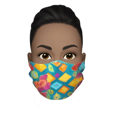 fabric cosmetic face mask sticker