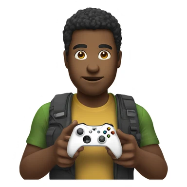 Holding a Xbox controller  sticker