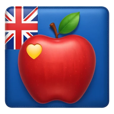 apple emoji british passport aesthetic sticker