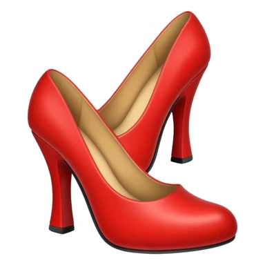 red shoe sticker