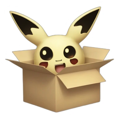 Mimikyu in a Box sticker