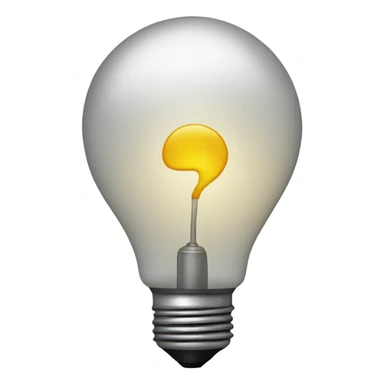 lightbulb sticker