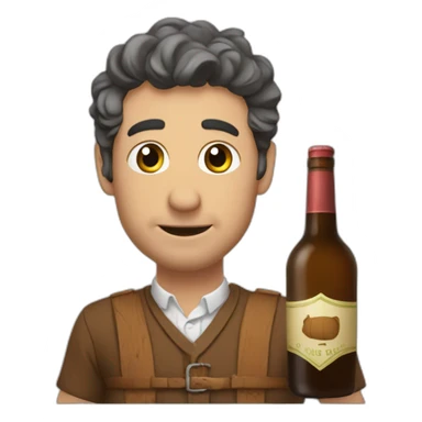 Ours bourré de l'alcohol sticker