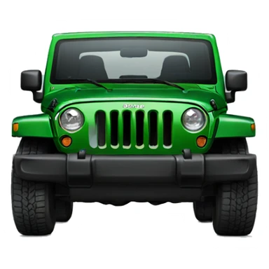 Jeep Wrangler green  sticker