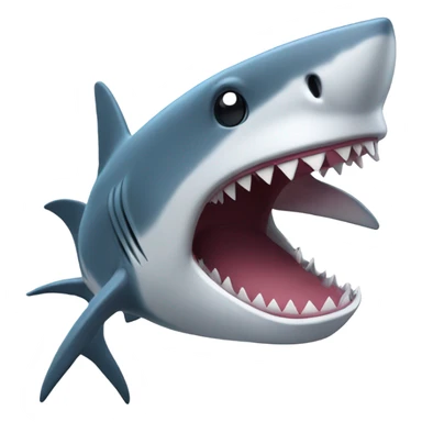 Shark excited about Ethernet sticker