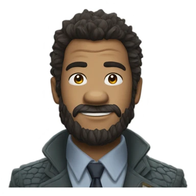 Godzilla movie 2019 portrait sticker