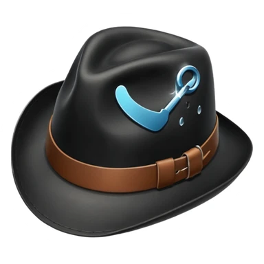 Black hat 🧢 sticker