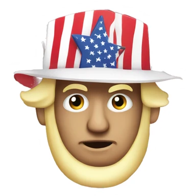 trump with a maga hat sticker